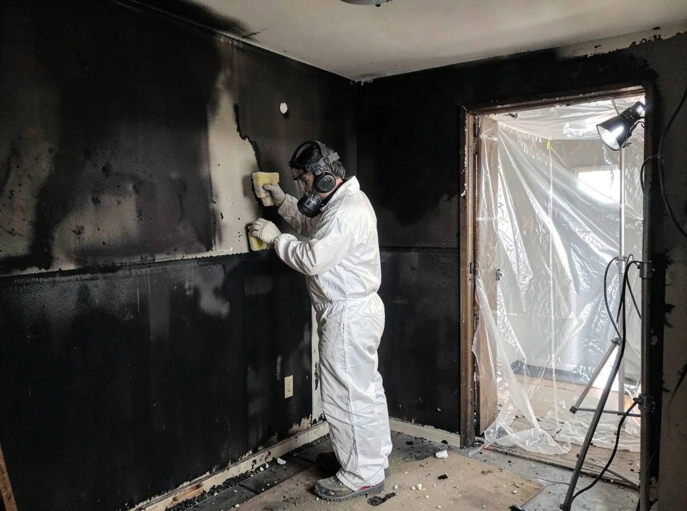 Fire Damage Restoration company in Algoma, MS